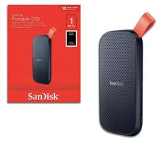 SSD Externo Portátil Sandisk, 1TB, USB, Leitura 800MB, Preto e Laranja SDSSDE301T00G26 SSD Externo Portátil Sandisk, 1TB, USB, Leitura 800MB, Preto e Laranja SDSSDE301T00G26