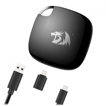 SSD Externo Redragon Ignis Portátil, 1TB, Leitura 450MB/s, Preto, ED-204
