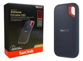 Ssd Externo Sandisk Portátil 1tb Extreme USB 3.2 Velocidade De Leitura Até 1050