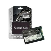 SSD Gamer Black 256gb Sata III Leitura 550MBs e Gravação 500MBs