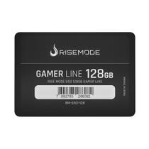 SSD Gamer Rise Mode Z Series Line 128GB 2,5 SATA III Leitura 530MBs Gravação 520MBs RMSSD128