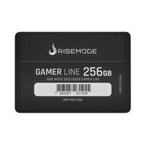 SSD Gamer Rise Mode Z Series Line 256GB 2,5 SATA III Leitura 530MBs Gravação 520MBs RMSSD256