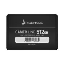SSD Gamer Rise Mode Z Series Line 512GB 2,5 SATA III Leitura 530MBs Gravação 520MBs RMSSD512
