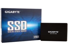 SSD Gigabyte 120GB SATA 2.5” - Leitura 500MB/s e Gravação 380MB/s