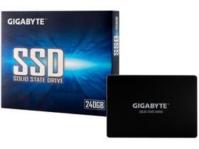 SSD Gigabyte 240GB SATA 2.5” Leitura 500MB/s e Gravação 420MB/s SSD Gigabyte 240GB SATA 2.5” Leitura 500MB/s e Gravação 420MB/s