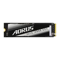 SSD Gigabyte AORUS Gen5 12000 1TB, PCI-Express 5.0x4, NVMe 2.0, Leitura:11700MB/s e Gravação:9500MB/s, Preto - AG512K1TB