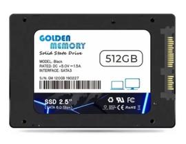 SSD Golden Memory, 480gb Sata 3, Garantia de 01 ano.