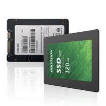 SSD Hikvision Solid 120 GB C100 2.5 Sata3 6,0 gbps Cor preta Tamanho 2,5 SSD Hikvision Solid 120 GB C100 2.5 Sata3 6,0 gbps Cor preta Tamanho 2,5