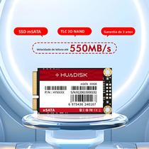 SSD HUADISK mSATA De Alta Velocidade Para Laptop HP 128GB 256GB 512GB 1TB 2TB Mini SATA3 Disco