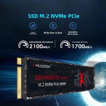 SSD HUADISK NVMe M2 PCIe Gen3 De Alta Velocidade, Disco Rígido Interno De 128GB, 256GB, 512GB, 1TB SSD HUADISK NVMe M2 PCIe Gen3 De Alta Velocidade, Disco Rígido Interno De 128GB, 256GB, 512GB, 1TB