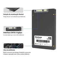 SSD Interno Bestoss 2.5" SATA3 - Alta Capacidade para Laptop e Desktop (120GB, 240GB, 480GB)