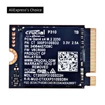 SSD Interno Crucial P310 Micron 2450 2550 PCIe Gen4x4 NVMe M.2 De 1TB 2TB 256GB Para Consoles