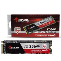 SSD KeepData 256GB M.2 NVMe PCIe 3.0 x4 2280, Leitura até 2400MB/s, Gravação até 1700MB/s KDNV256G-J12