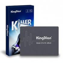 SSD KingDian Killer 128GB 2.5" SATA III 6Gb/s, Leitura 550MB/s Gravação 400MB/s, Controlador SMI, S370