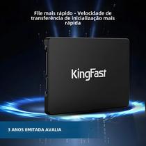 SSD Kingfast SATA 3 2.5" - 1TB, 512GB, 480GB, 256GB, 240GB, 128GB e 120GB - Para Laptop e Desktop