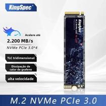 SSD KingSpec M2 NVME PCIE3X4 De Alta Velocidade 128GB 256GB 512GB 1TB 2TB Disco Rígido Interno Para
