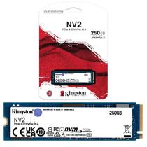 Ssd Kingston 250gb M.2 Nv2 Nvme 2280 Pcie Gen 4x4 Nand 3d Ssd Kingston 250gb M.2 Nv2 Nvme 2280 Pcie Gen 4x4 Nand 3d