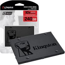 Ssd Kingston A400 240GB Sata Leitura 500MB/s Gravação 350MB/s SA400S37/240G Ssd Kingston A400 240GB Sata Leitura 500MB/s Gravação 350MB/s SA400S37/240G