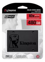 SSD Kingston A400 480GB SATA III 2.5 SA400S37480G Alta Velocidade, Desempenho e Confiabilidade, Cor Preto