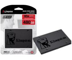 Ssd Kingston A400 480GB Sata Leitura 500MB/s Gravação 350MB/s SA400S37/480G Ssd Kingston A400 480GB Sata Leitura 500MB/s Gravação 350MB/s SA400S37/480G