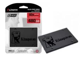 SSD Kingston A400, 480GB, SATA, Leitura 500MB/s, Gravação 450MB/s - SA400S37/480G