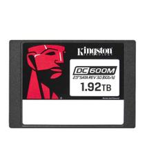 SSD Kingston DC600M Mixed-Use, 1.92TB, SATA III, 2.5", Leitura: 560 MB/s, Gravação: 530 MB/s, para Servidor, Preto - SEDC600M/1920G