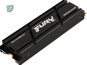 SSD Kingston Fury Renegade 2TB PS5 NVMe 7300MB/s Com Dissipador Oficial SSD Kingston Fury Renegade 2TB PS5 NVMe 7300MB/s Com Dissipador Oficial