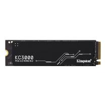SSD Kingston KC3000 4TB, M.2 2280 PCIe, NVMe, Leituras 7.000MB/s, Gravação 7.000MB/s - SKC3000D/4096G