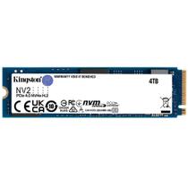 SSD Kingston NV2, 4TB, M.2 2280 PCIe 4.0, NVMe Gen 4x4, Leitura: 3500 MB/s e Gravação: 2800 MB/s - SNV2S/4000G