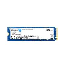 SSD Kingston NV3, 500 GB, M.2 2280, PCIe 4.0 x4, NVMe, Leitura 5000 MB/s, Gravação 3000 MB/s, Azul SNV3S/500G