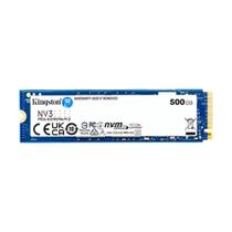 SSD Kingston NV3, 500 GB, M.2 2280, PCIe 4.0 x4, NVMe, Leitura: 5000 MB/s, Gravação: 3000 MB/s, SSD Kingston NV3, 500 GB, M.2 2280, PCIe 4.0 x4, NVMe, Leitura: 5000 MB/s, Gravação: 3000 MB/s,