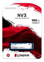 SSD Kingston NV3, 500 GB, M.2 2280, PCIe 4.0 x4, NVMe