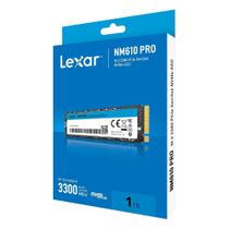 SSD Lexar Internal NM610 Pro PCIe G3x4 1TB, M.2 2280, 3300 MB/s, NA - LNM610P001T-RNNNU