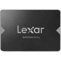 SSD Lexar NS100, 256GB, SATA III, 2.5", Leitura: 520MB/s, Preto - LNS100-256RBNA SSD Lexar NS100, 256GB, SATA III, 2.5", Leitura: 520MB/s, Preto - LNS100-256RBNA