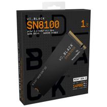 SSD M.2 1TB WD_Black SN8100 NVMe PCIe Gen 5.0x4 Leitura 14.900MBs E Gravação 11.000MBs WDS100T1X0M SSD M.2 1TB WD_Black SN8100 NVMe PCIe Gen 5.0x4 Leitura 14.900MBs E Gravação 11.000MBs WDS100T1X0M