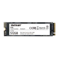 SSD M.2 2280 NVMe 4.0 Patriot P300 512GB P300P512GM28 - 1700MB/s de Leitura e 1100MB/s de Gravação