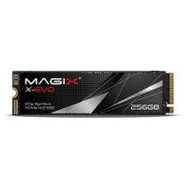SSD M.2 NVMe Magix X-Evo 256GB PCI-e Gen3x4 Leitura 2500Mb/s Gravação 1000Mb/s 3D Nand