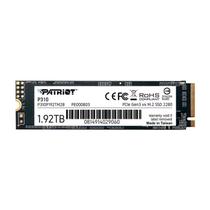 SSD M.2 Patriot P310 1.92TB NVMe PCIe Gen3 - P310P192TM28 SSD M.2 Patriot P310 1.92TB NVMe PCIe Gen3 - P310P192TM28