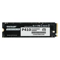 SSD M.2 Patriot P410 4TB NVMe PCIe Gen4 - P410P4TBM28H SSD M.2 Patriot P410 4TB NVMe PCIe Gen4 - P410P4TBM28H