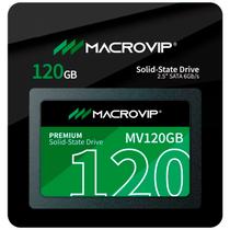 SSD Macrovip Premium 120GB, SATA III 6GB/s, 2,5", Leitura até 520 MB/s e Gravação até 450 MB/s - MV120GB