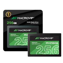 Ssd Macrovip Premium 256Gb 2.5 Sata Lei 520Mbs Grav 450Mbps