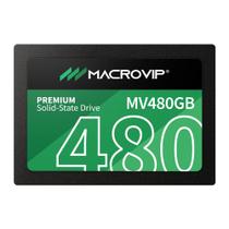 SSD Macrovip Premium 480GB 2.5" SATA III 6Gb/s, Leitura até 520MB/s, Gravação até 450MB/s MV480GB