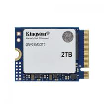 SSD Mini Kingston NV3, 2TB, M.2 NVMe, 2230, PCIe 4.0, Leitura 6000MBs e Gravação 5000MBs, SNV3SM3/2T0 SSD Mini Kingston NV3, 2TB, M.2 NVMe, 2230, PCIe 4.0, Leitura 6000MBs e Gravação 5000MBs, SNV3SM3/2T0