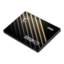 SSD MSI 480 GB SATA III 6 Gb/s Leitura 500 MB/s Gravação 450 MB/s SPATIUM-S270-480G