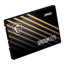 SSD MSI 480GB Spatium S270 2,5 SATA III 7mm Leitura 500MB/S Gravação 450MB/S