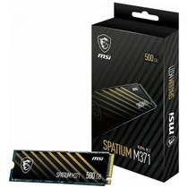 SSD MSI Spatium M371, 500GB, M.2 NVMe PCIe 3.0, Leitura 2200MBs e Gravação 1150MBs