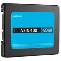 Ssd multilaser 2,5 pol. 480gb axis 400 - gravacao 400 mb/s ss401 multilaser