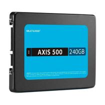 SSD Multilaser Axis 500 2.5 240Gb, Gravação 500 MB/S - SS200