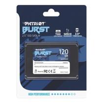 SSD Patriot Burst, 120GB, Sata III, 2.5, Leitura 560MBs e Gravação 540MBs