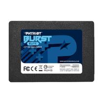 SSD Patriot Burst 480GB Sata III Leitura 450MB/s Gravação 350MB/s